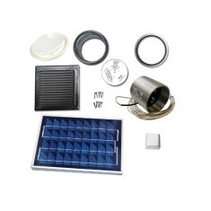 SolarVenti Ventilation kit 3.4W pipe fan - 6W PV